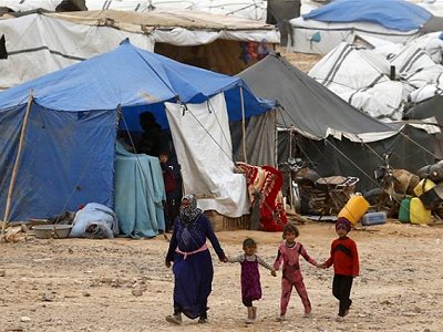 One of the world's many sprawling refugee camps
